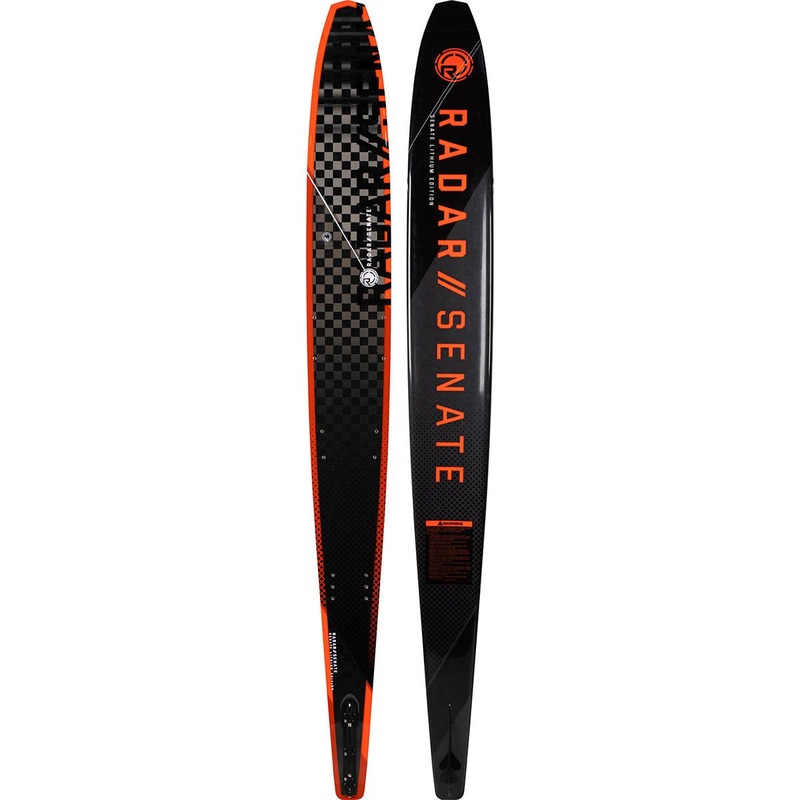 Radar Lithium Senate Water Ski Carbon / Black / Orange 2021