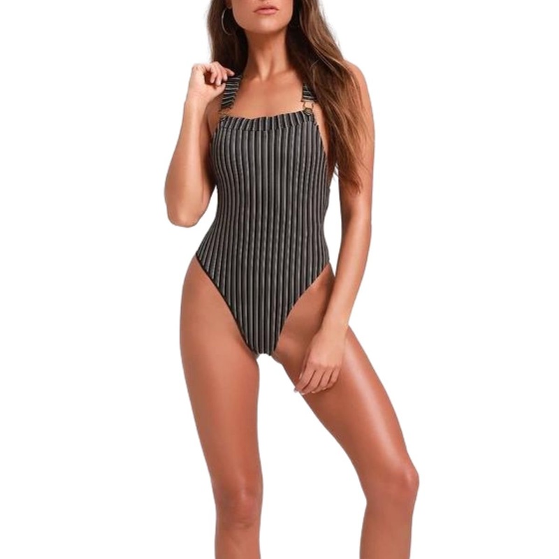 RVCA Amalfi Cheeky on One Piece in Black