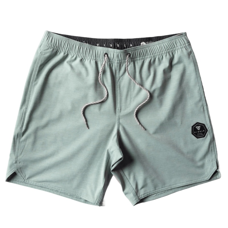 Vissla Breakers 16.5" Ecolastic Boardshorts in Dusty Green