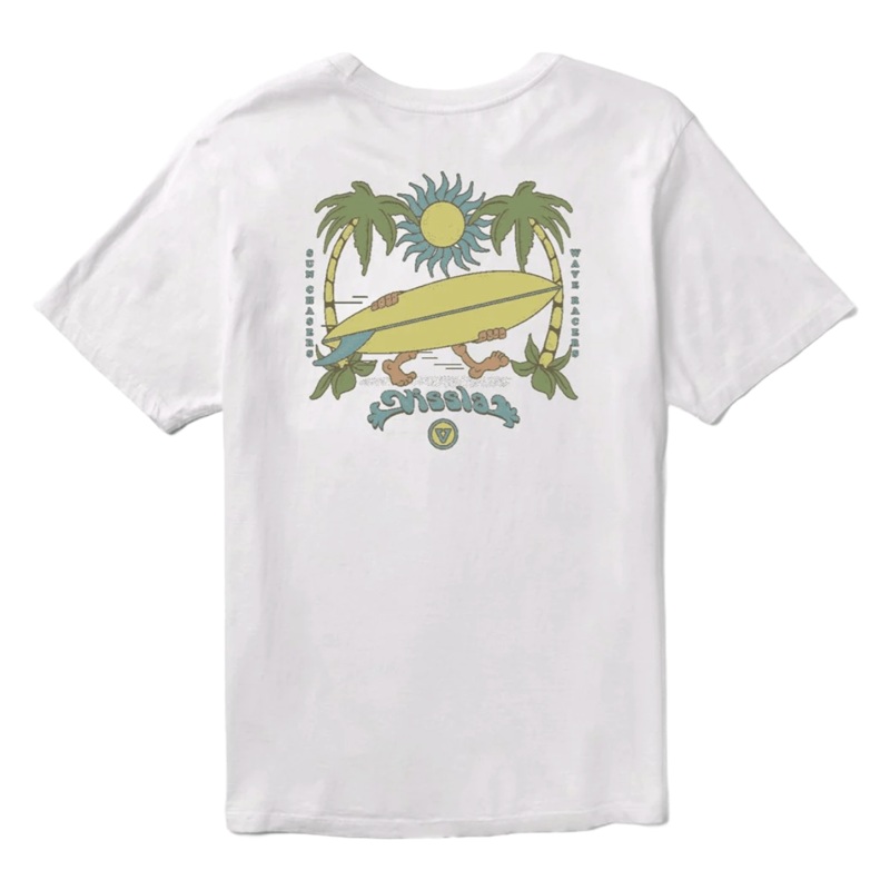 Vissla Out There Kids Tee in White