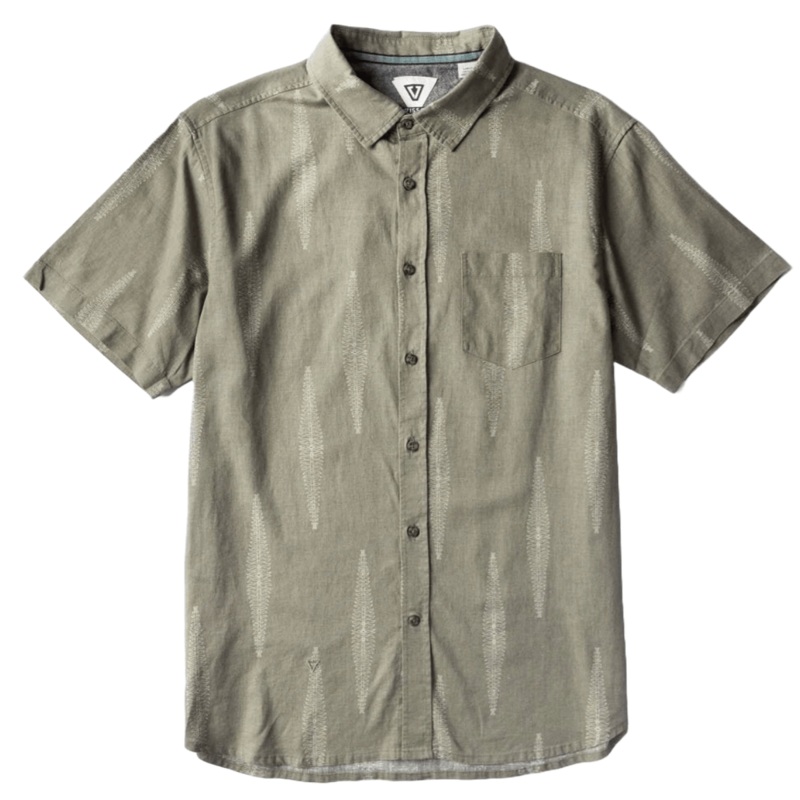 Vissla Seaside Eco Short Sleeve Shirt in Surplus