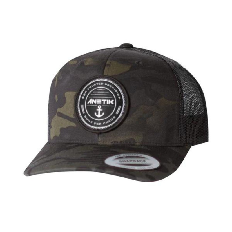 ANETIK Dockside Lo Pro Trucker Hat in Dark Camo