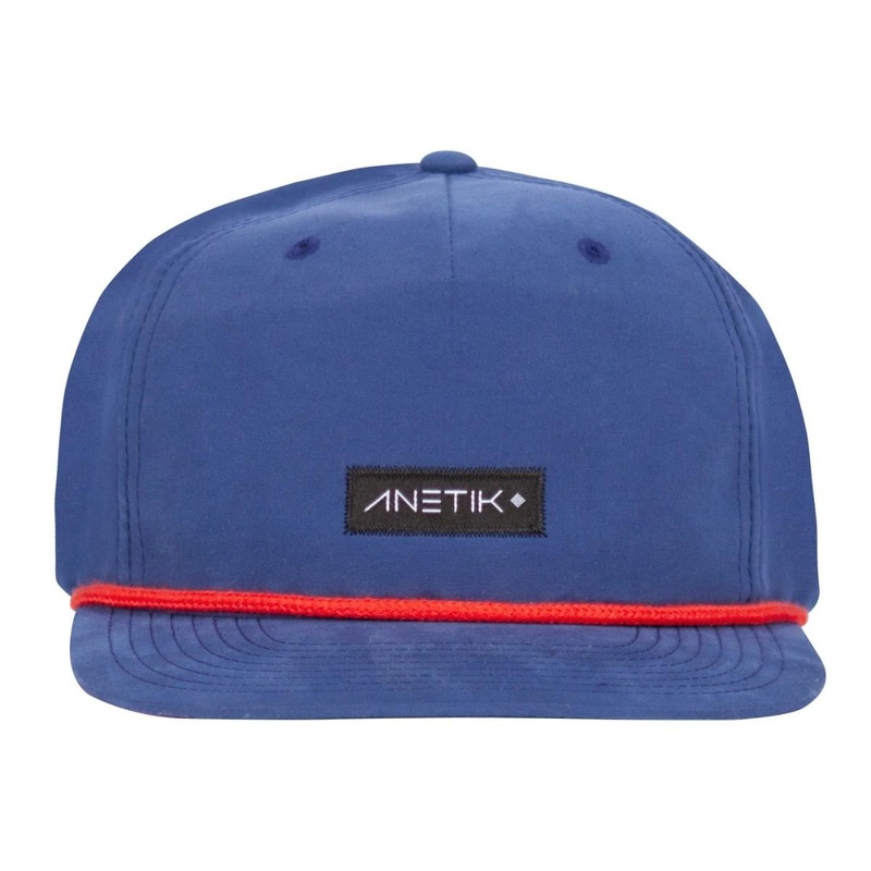 ANETIK Lines Retro Trucker Hat in Navy