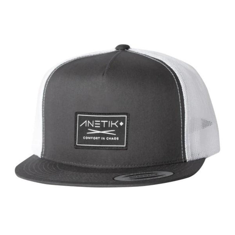 ANETIK Strike Classic Trucker Hat in Charcoal/White