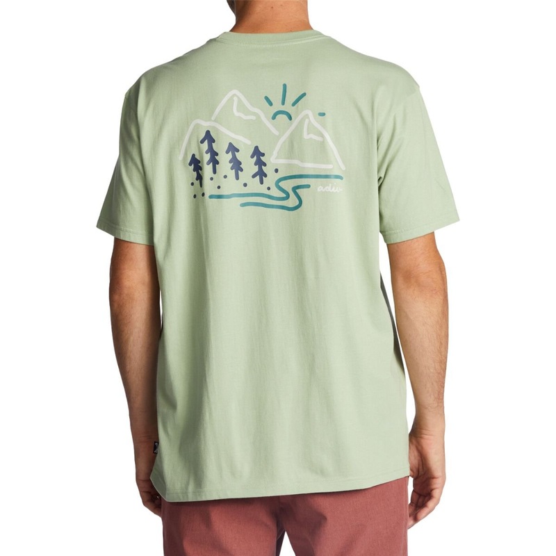 Billabong Panorama Tee in Light Sage