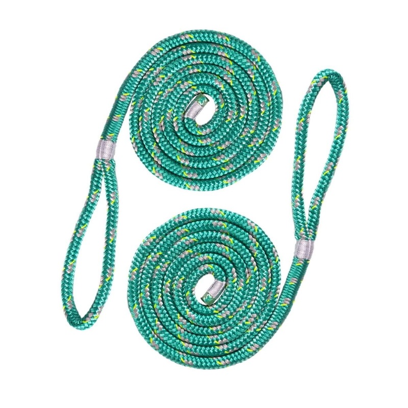 Mission Fender Lines (2-Pack) 3/8'' 6 Ft long in Real Teal