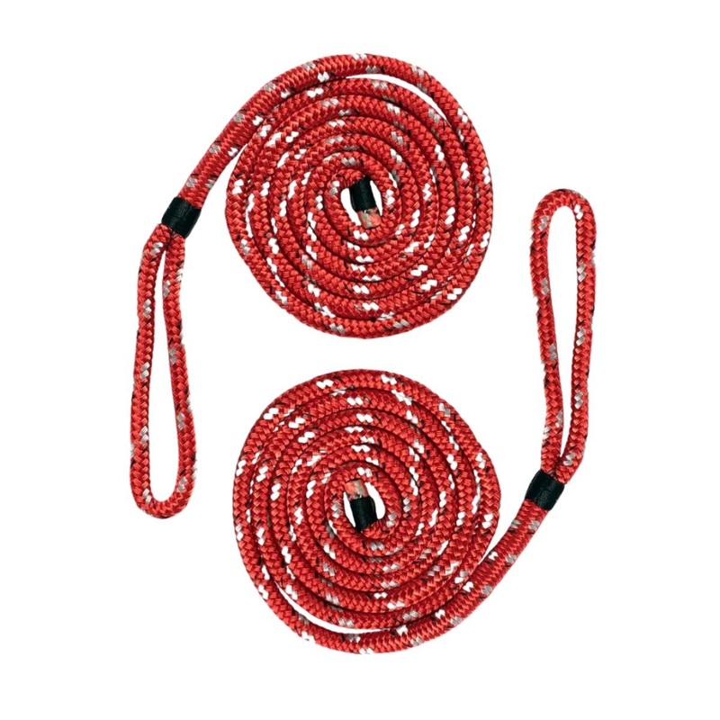 Mission Fender Lines (2-Pack) 3/8'' 6 Ft long in Red Rocks
