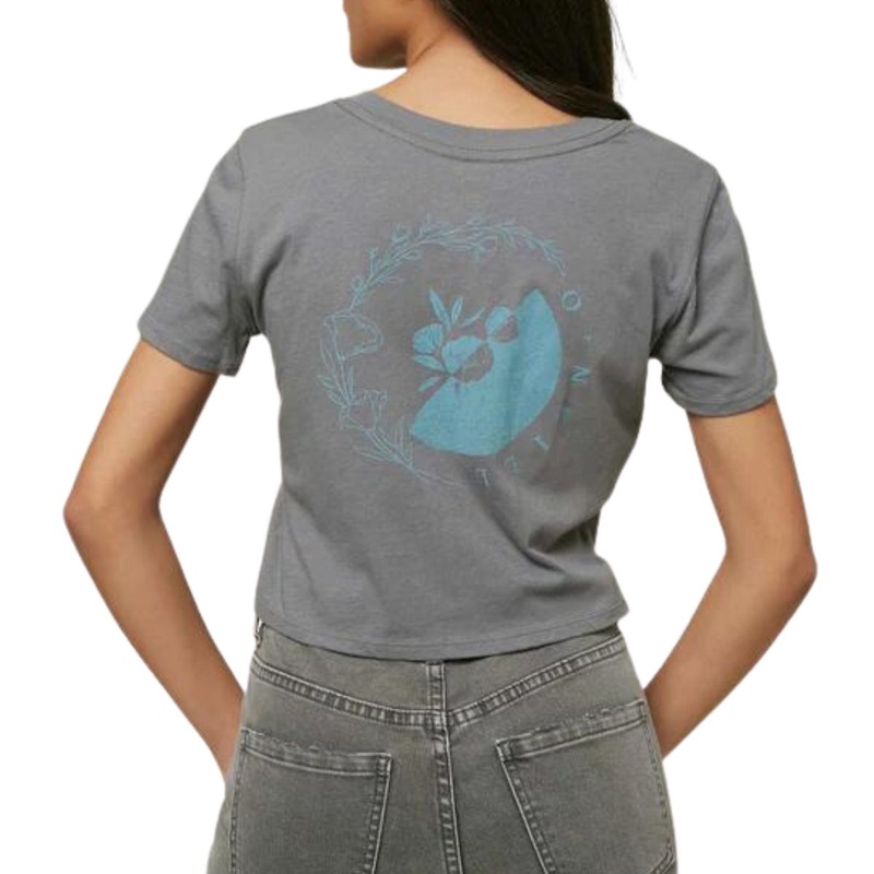 O'Neill Shell Yea Women's Tee in Smoked Pearl
