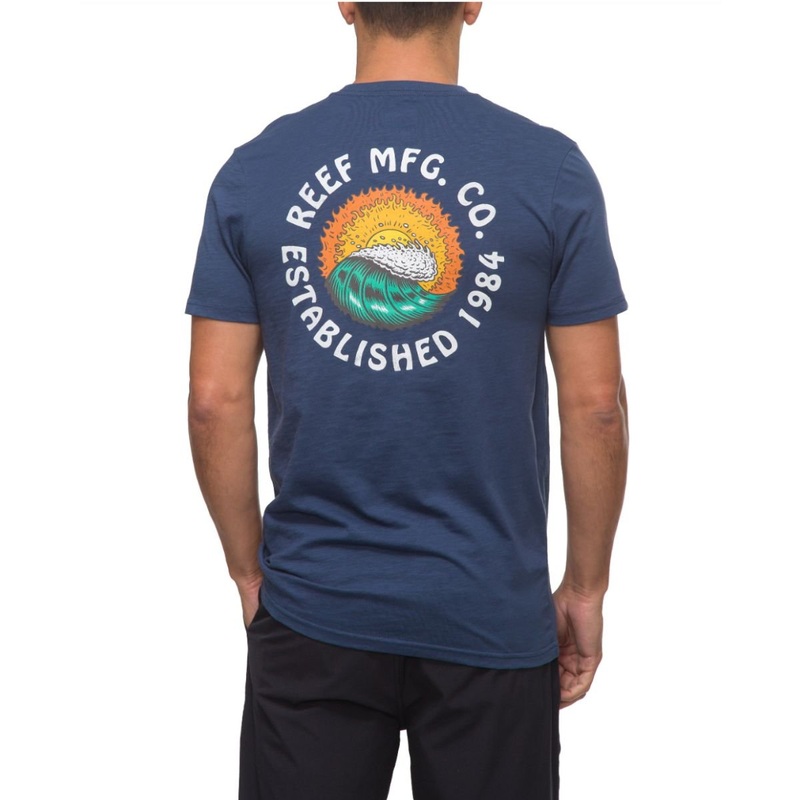 Reef Court Men's Tee in Insignia Blue