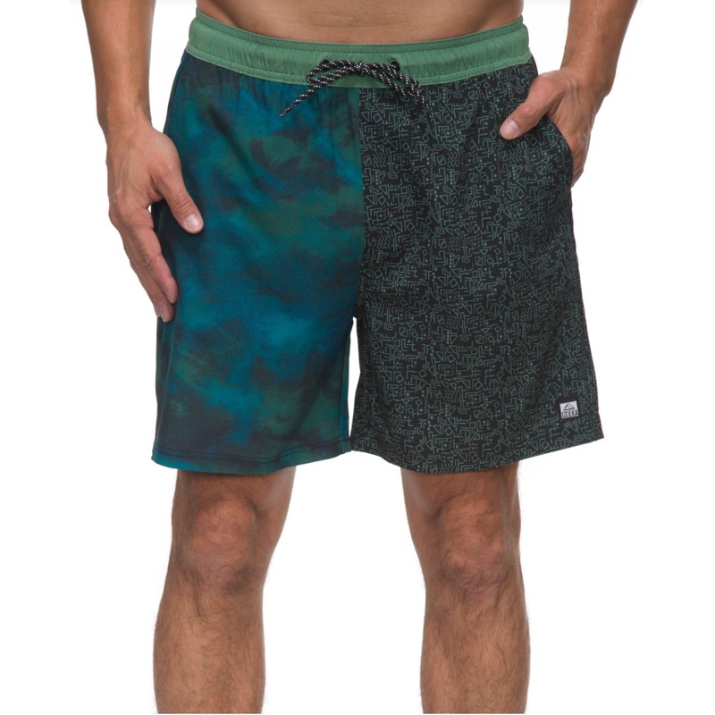 Reef Elliot Woven Short in Dark Ivy