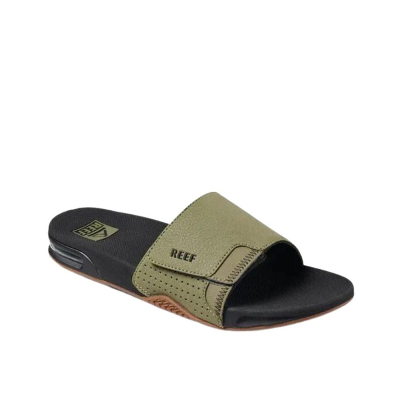 Reef Fanning Slide Olive/Gum Men's Sandal