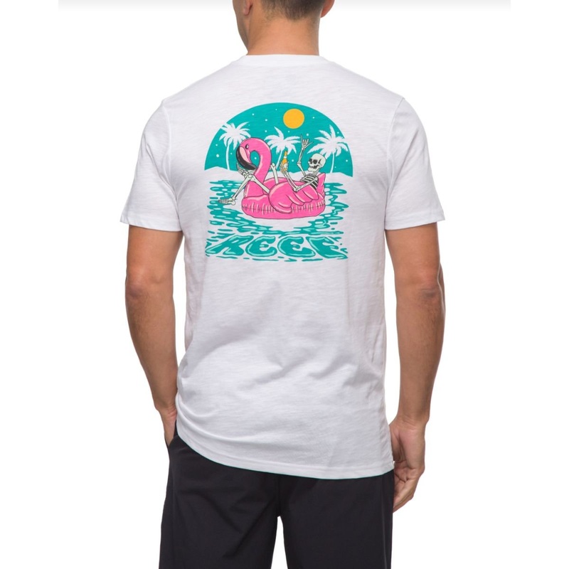 Reef Floaton Men's Tee in Bright White