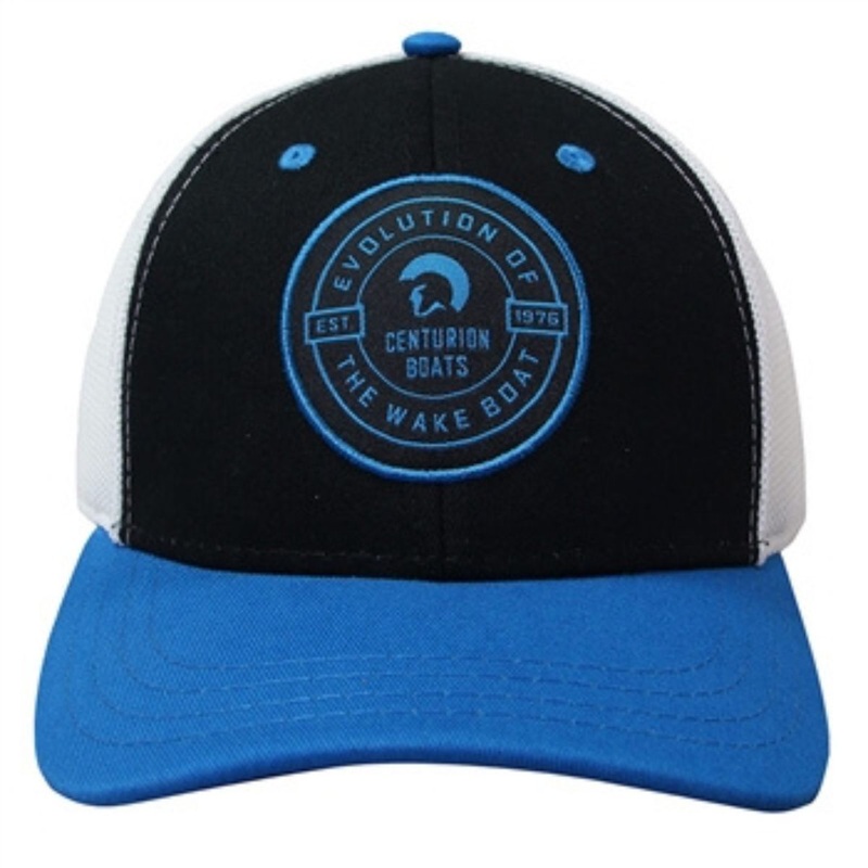 Centurion Evolution Cap in Black | Electric Blue | White