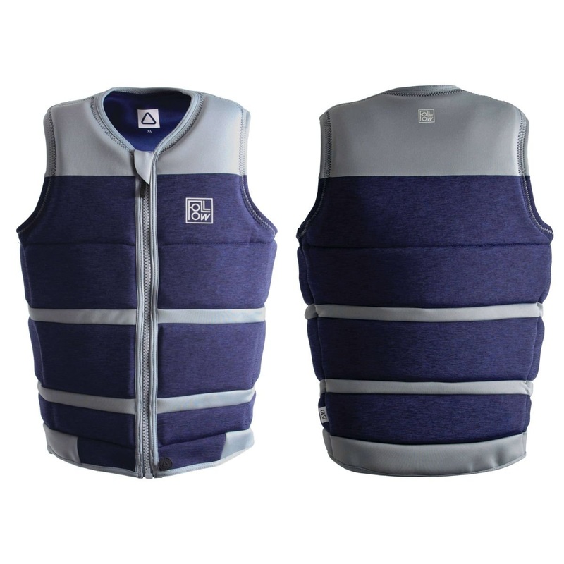 Follow Surf Edition Plus Comp Wake Vest in Navy