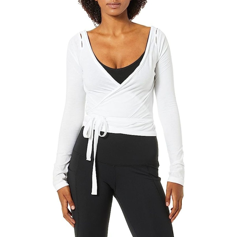Maaji Full Moon Wrap Top in White