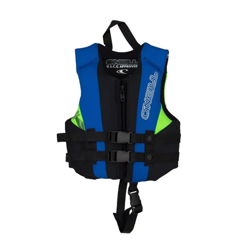 O'Neill Child Reactor FZ USCG Life Vest in Dayglo/Black