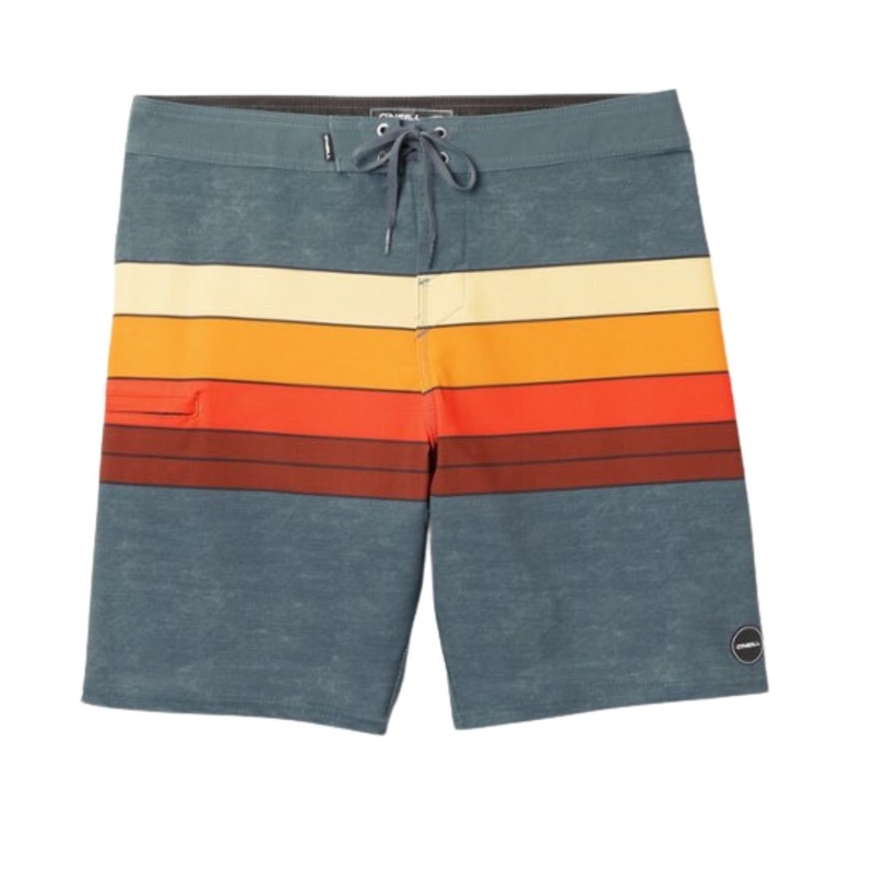 O'Neill Hyperfreak Heist Line Men's Boardshort in Slate