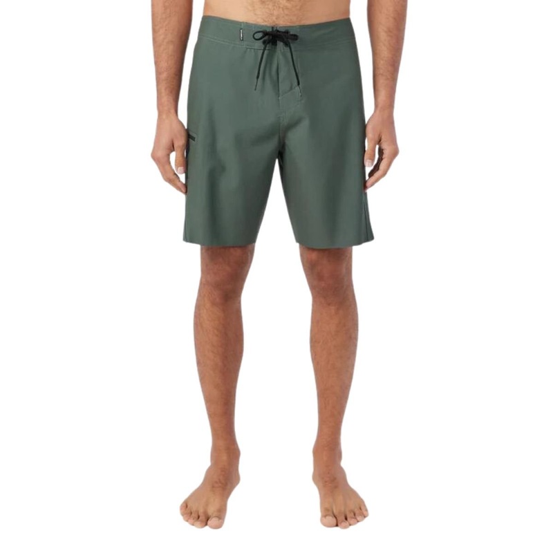O'Neill Hyperfreak Tech Solid 19" Boardshorts in Dark Olive