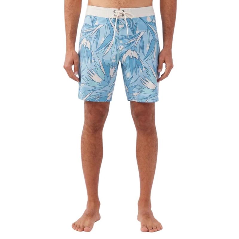 O'Neill OG Print 18" Boardshorts in Blue Fade