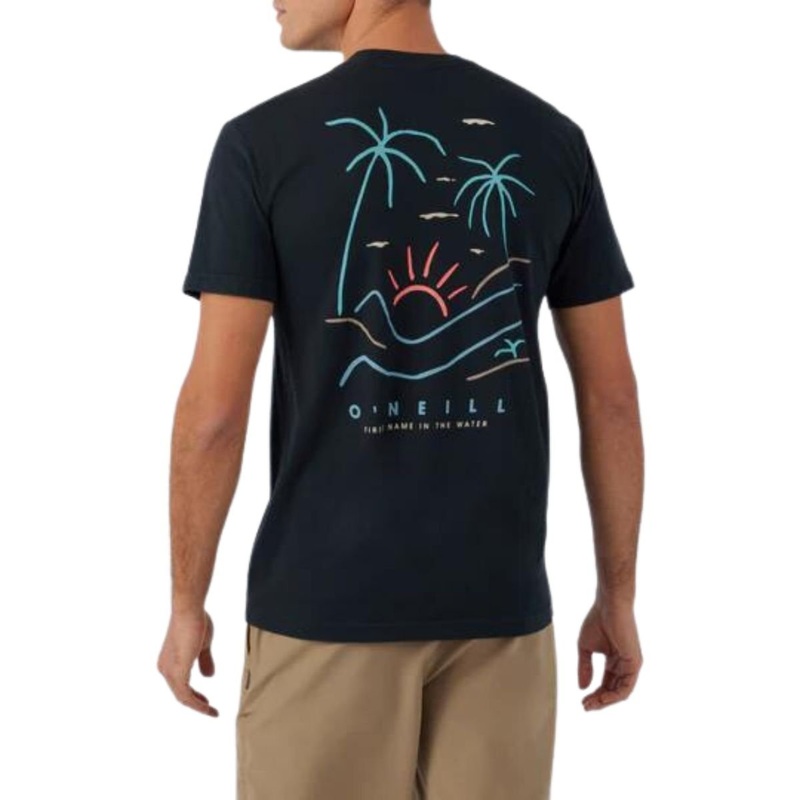 O'Neill Stir It Up Tee in Dark Charcoal