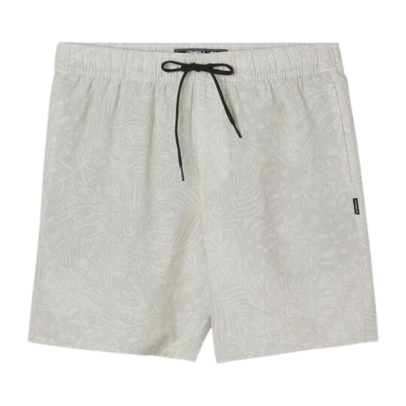 O'Neill Stockton Print E-Waist 18" Hybrid Shorts in Light Khaki