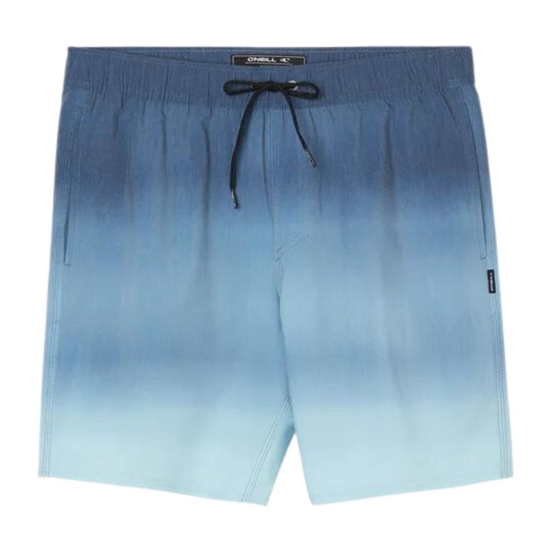 O'Neill Stockton Print E-Waist 18" Hybrid Shorts in Navy