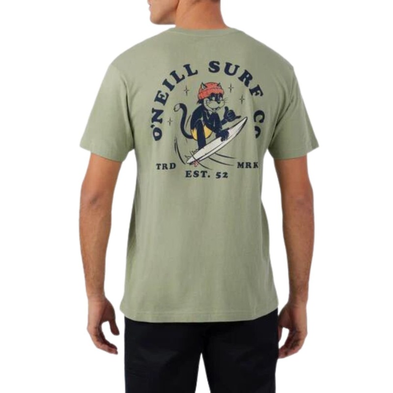 O'Neill Sup Bro Tee in Military Green