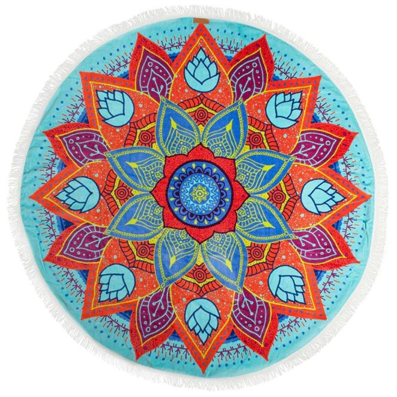 Pura Vida Beach Towel Mandala