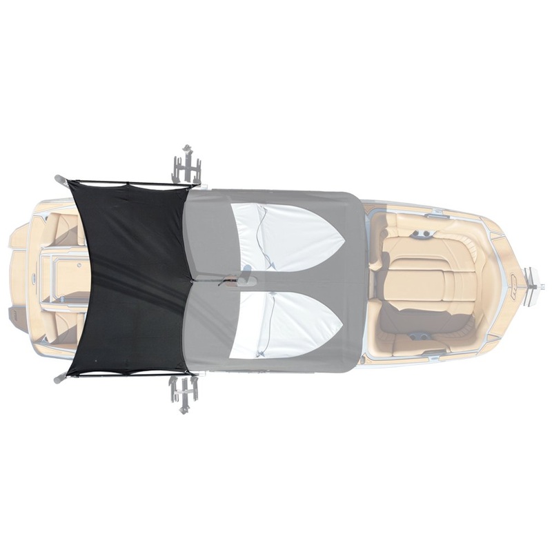 5' Folding Canopy Mounted Shade Sail, 83"-85" Wide