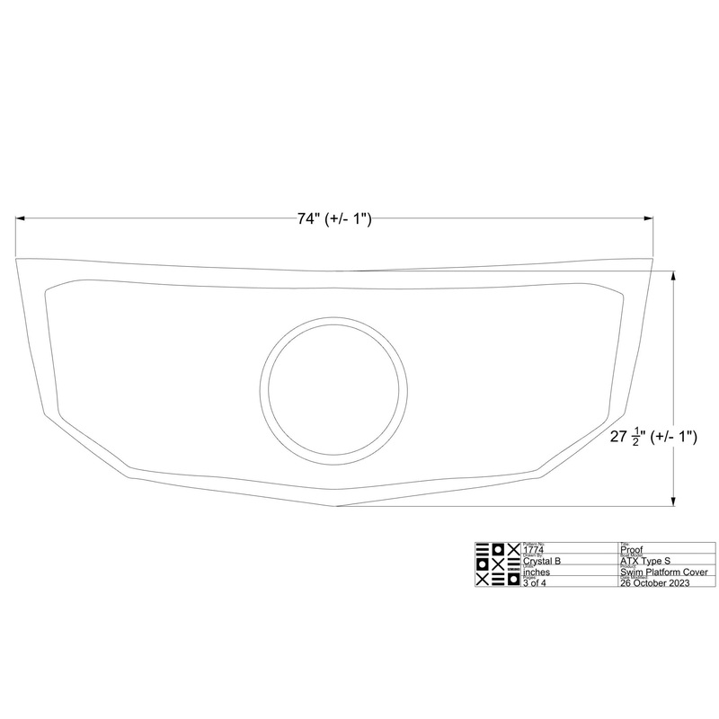 ATX Angled Swim Platform Cover