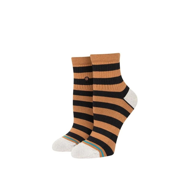 Stance Anything QTR Socks in Black/Brown