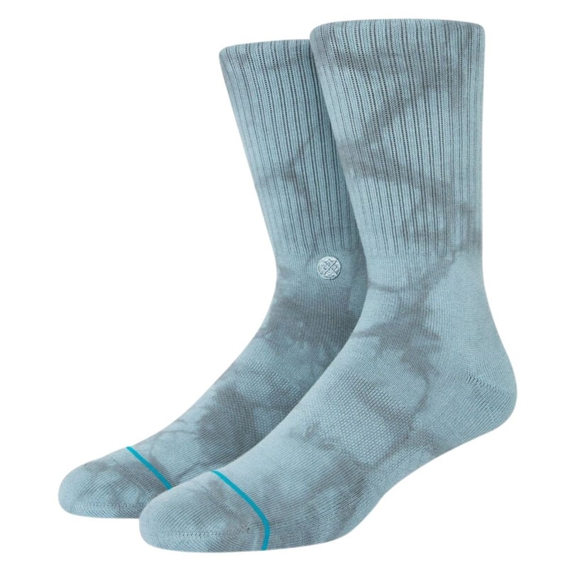 Stance Icon Dye Socks in Light Blue