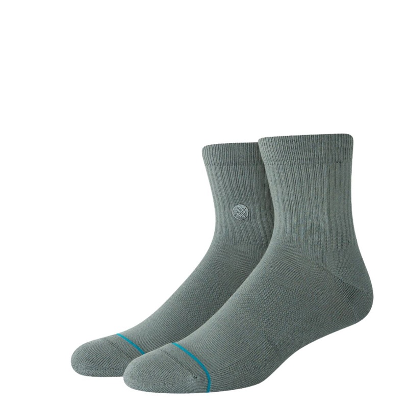Stance Icon Quarter Socks in Teal