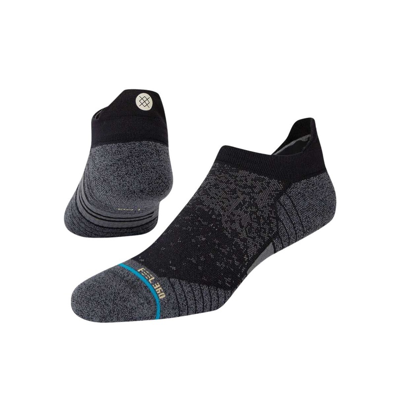 Stance Run Light Tab Socks in Black