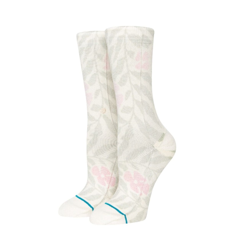 Stance Wiggles 'N' Squiggles Crew Socks in Off White