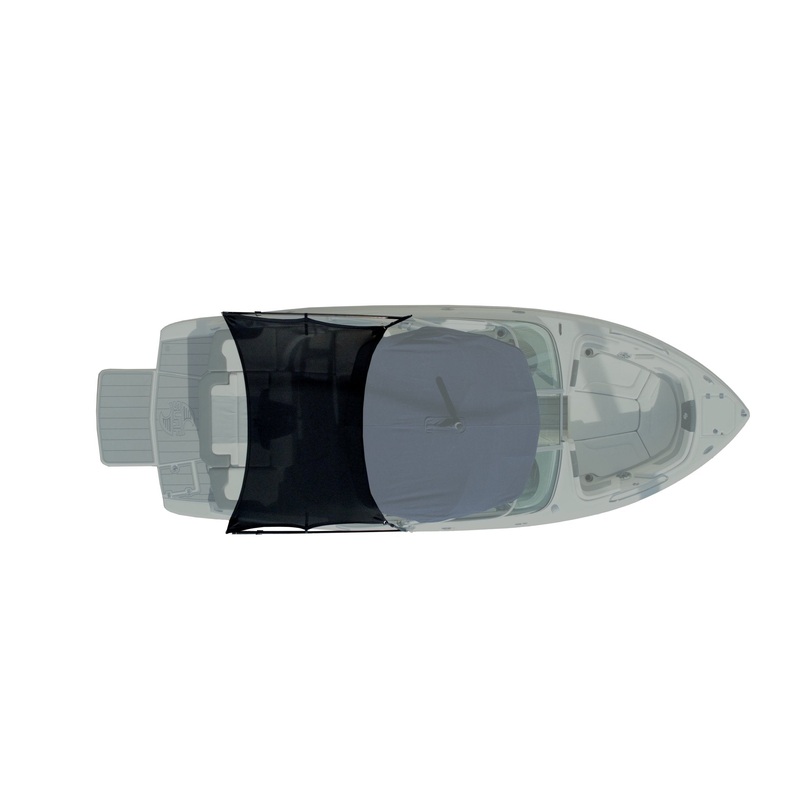 5' Tower Mounted Shade Sail 23' Chaparral with Velocity Tower