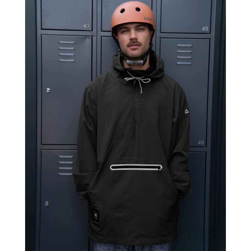 Follow Layer 3.11 Outer Spray Anorak in Black