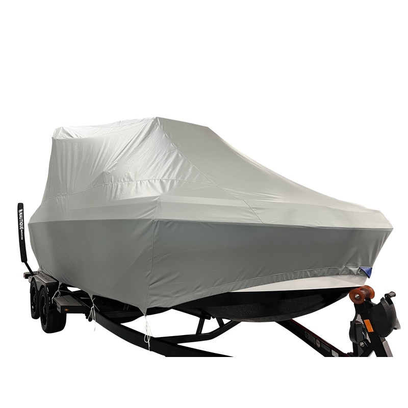 Nautique S23 with Flight Control Tower and Factory Bimini Double Up Storage Cover