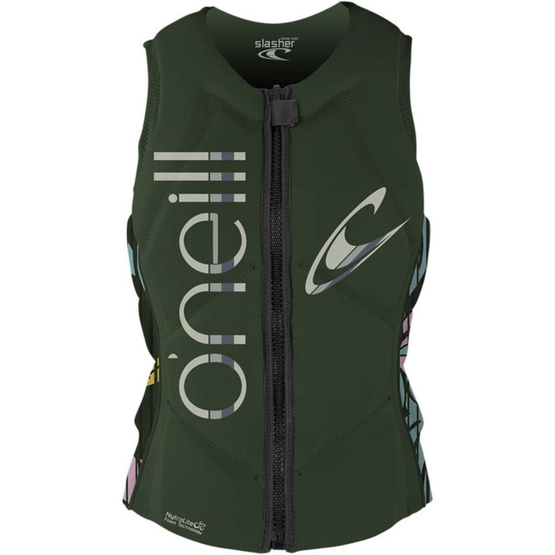 O'Neill Women's Slasher Comp Vest DKOLIVE/BAYLEN