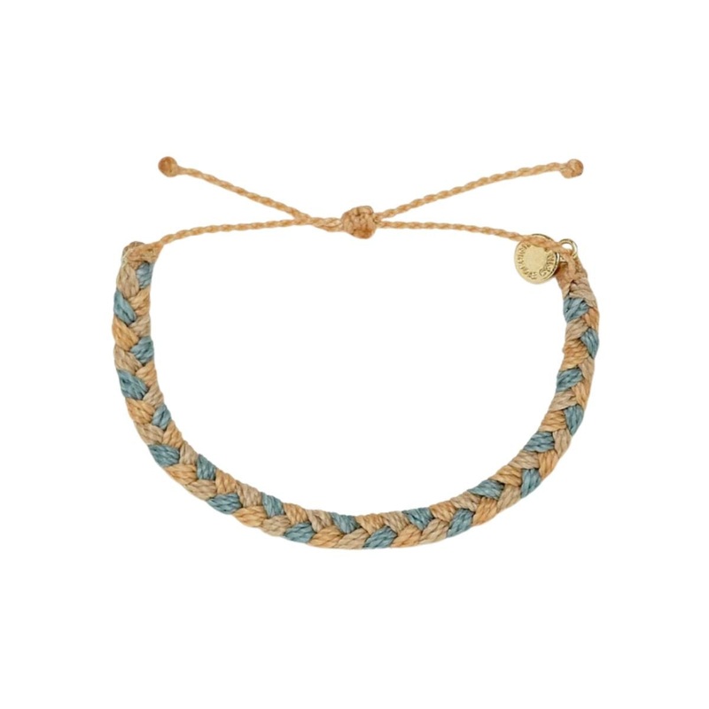 Pura Vida Braided Bracelet in Gold Coast