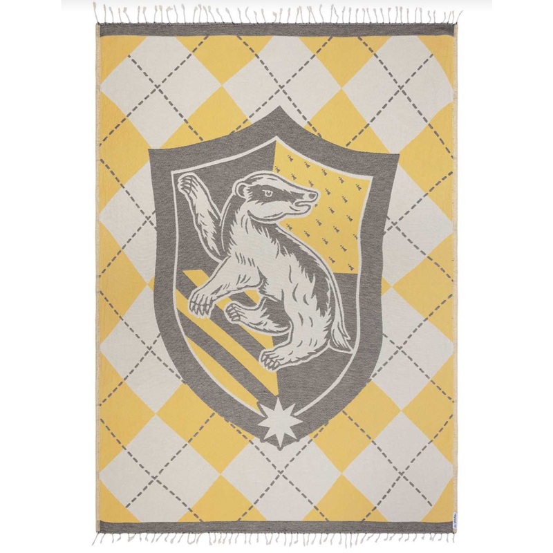 Sand Cloud Hufflepuff Crest Blanket