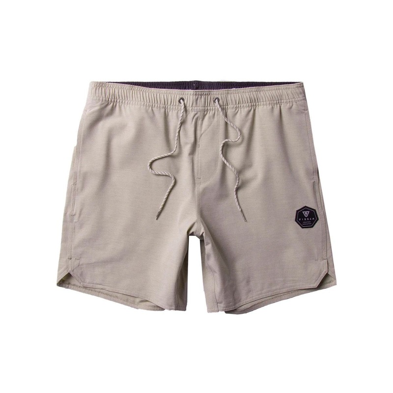 Vissla Breakers 16.5" Ecolastic Boardshorts in Khaki