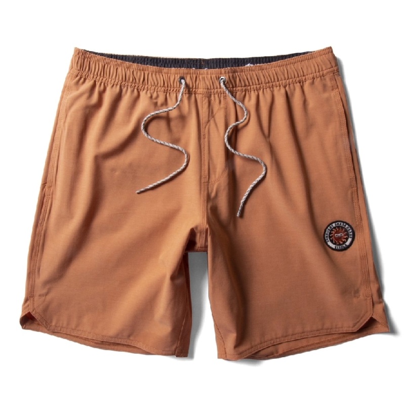 Vissla Solid Sets 17.5" Ecolastic Men's Boardshort in Guava