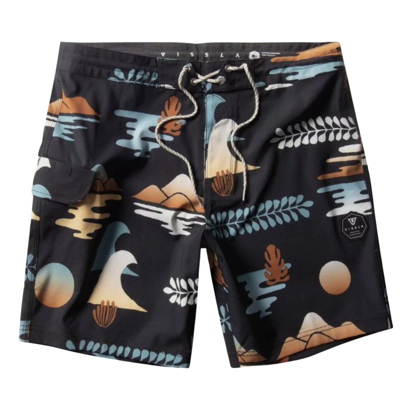 Vissla The Isle 17.5" Boardshort in Black