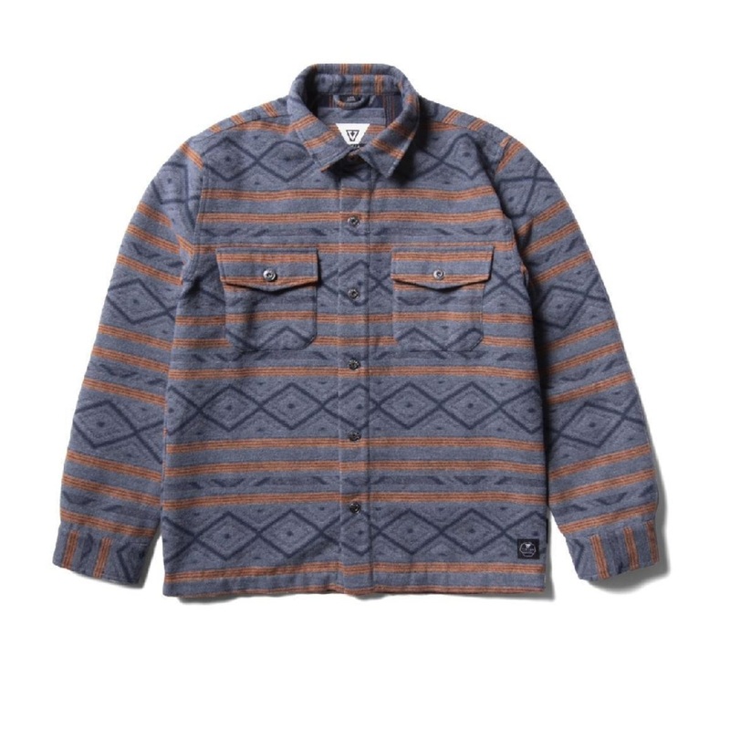 Vissla West Coast Overshirt in Terracotta