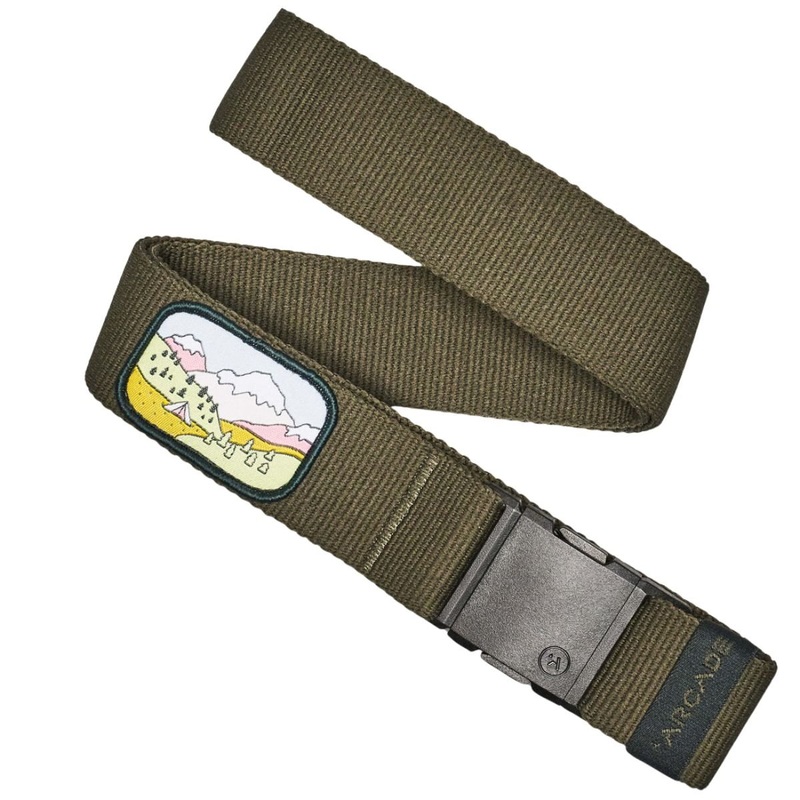 Arcade Earthling Belt in Ivy Green