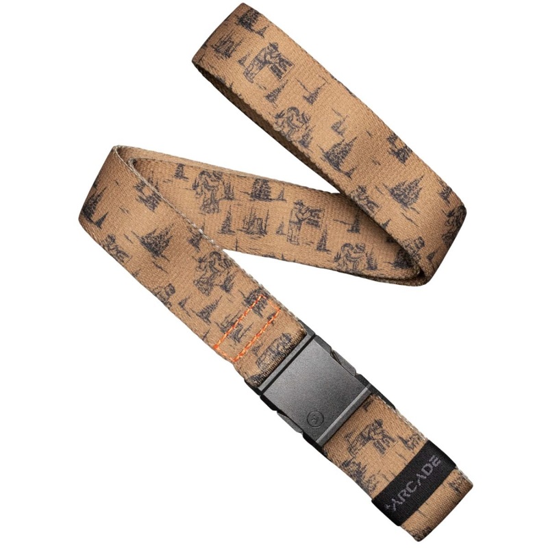 Arcade Smokey Bear Camp Slim Belt in Tumbleweed