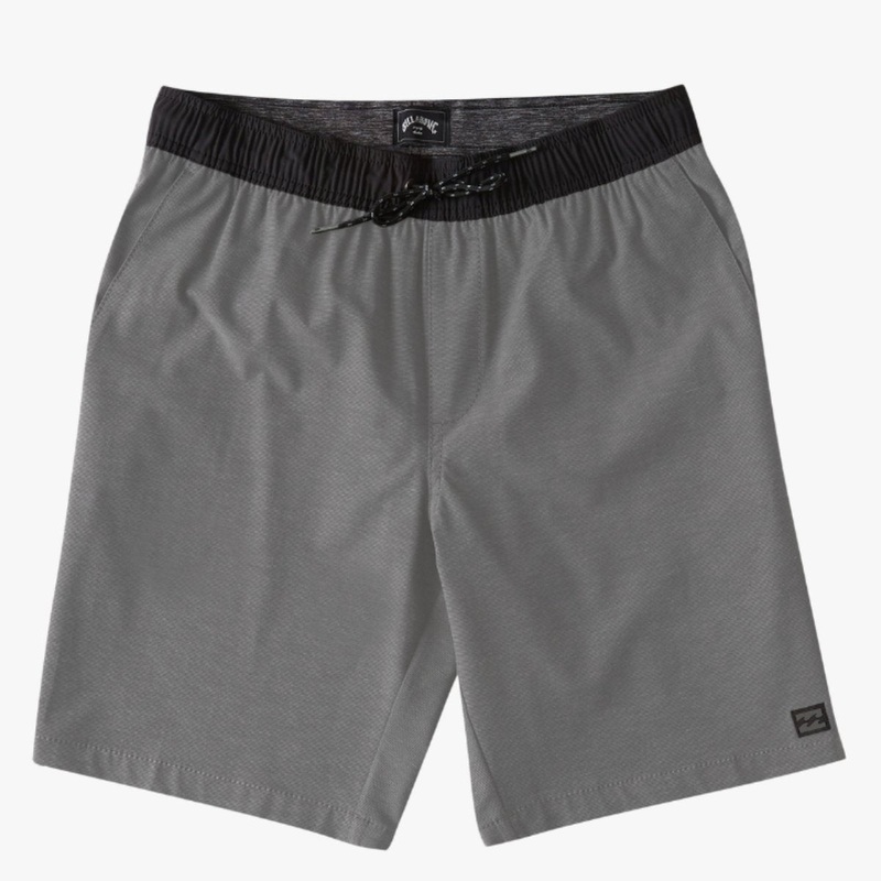 Billabong Kids Crossfire E-Waist Hybrid Shorts in Grey