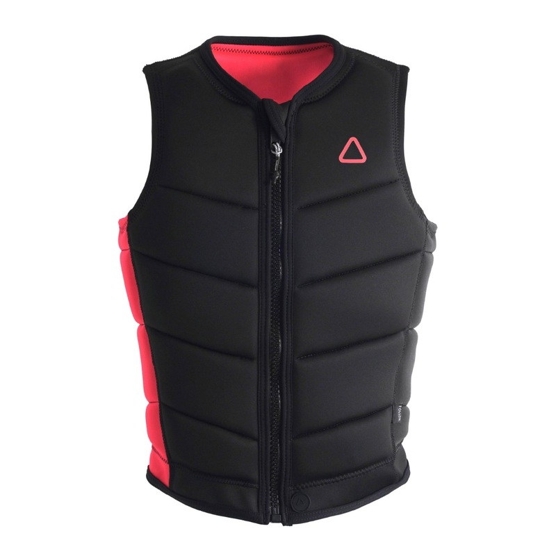 Follow Corp Ladies Comp Wake Vest in Black/Pink
