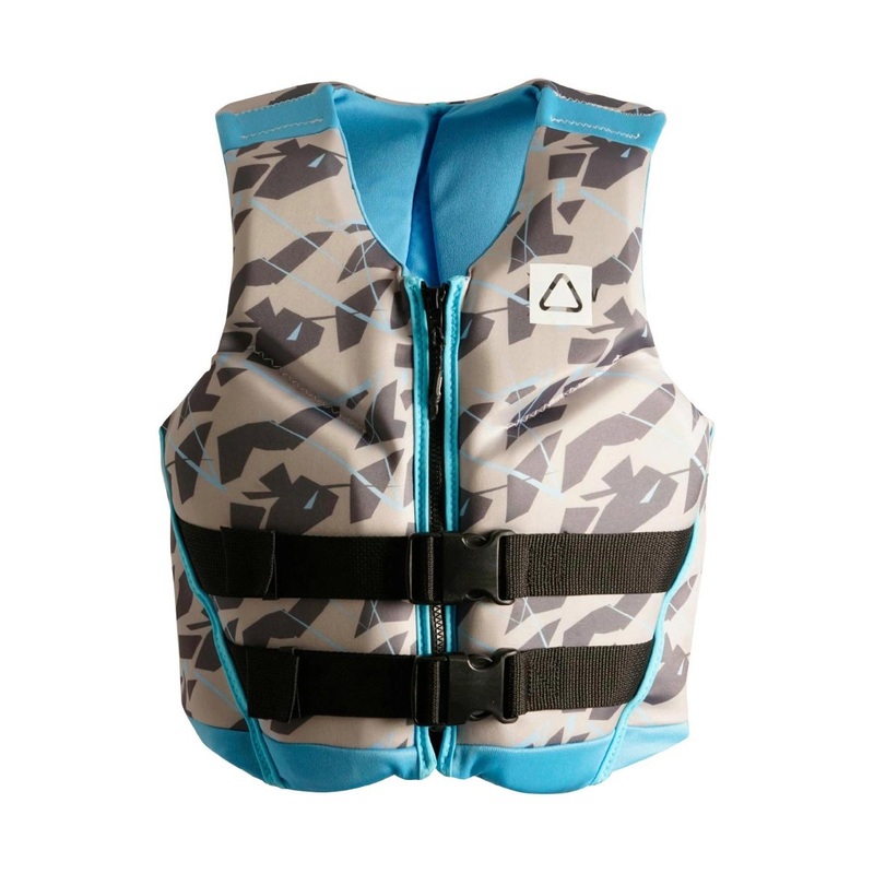 Follow Pop Kids CGA Life Jacket in Grey/Blue
